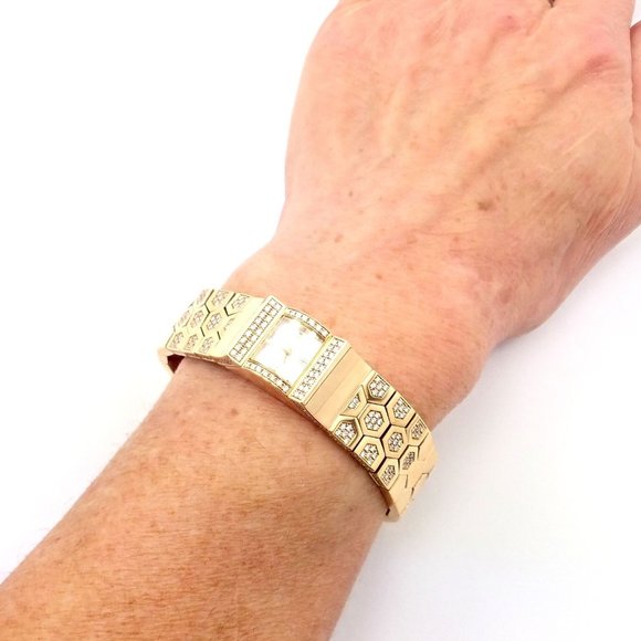 Authentic! Van Cleef & Arpels Ludo Swann 18k Yellow Gold Diamond Watch Papers - Picture 11 of 12